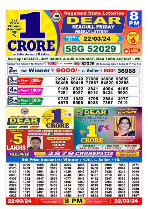 dealer lottery sambad|Dear Lottery Sambad 22 Tarik 1 PM 6 PM and 8 PM Result.